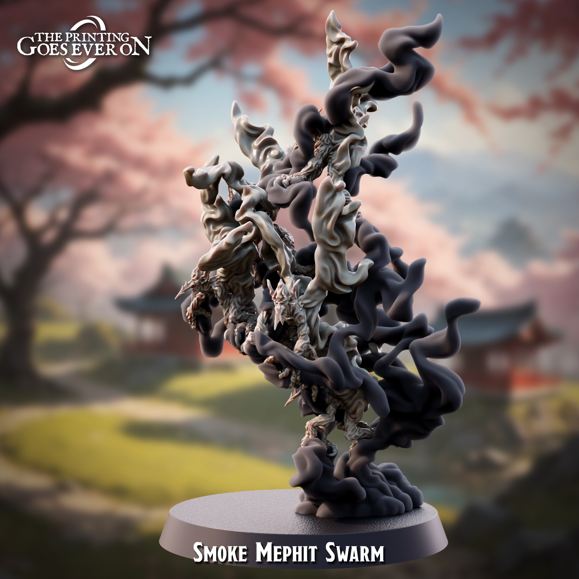Smoke Mephit Swarm - Presupported